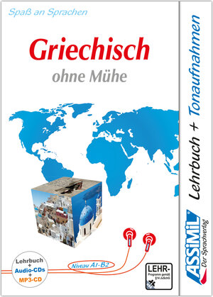 Buchcover ASSiMiL Griechisch ohne Mühe - Audio-Sprachkurs Plus - Niveau A1-B2  | EAN 9783896250728 | ISBN 3-89625-072-8 | ISBN 978-3-89625-072-8