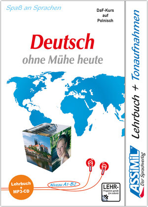 Buchcover ASSiMiL Język Niemiecki łatwo i przyjemnie - Deutschkurs in polnischer Sprache - MP3-Sprachkurs - Niveau A1-B2  | EAN 9783896252517 | ISBN 3-89625-251-8 | ISBN 978-3-89625-251-7