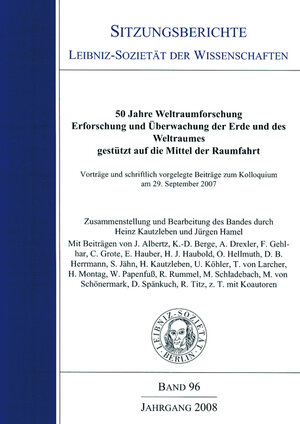Buchcover 50 Jahre Weltraumforschung.  | EAN 9783896267566 | ISBN 3-89626-756-6 | ISBN 978-3-89626-756-6