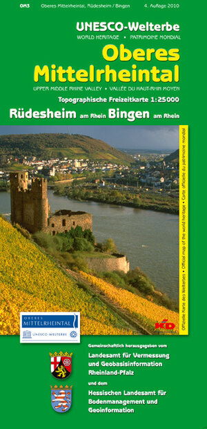 Buchcover UNESCO-Welterbe - Oberes Mittelrheintal Rüdesheim am Rhein, Bingen am Rhein (WR) | Landesamt für Vermessung und Geobasisinformation Rheinland-Pfalz | EAN 9783896373656 | ISBN 3-89637-365-X | ISBN 978-3-89637-365-6
