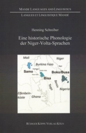 Buchcover Eine historische Phonologie der Niger-Volta-Sprachen | Henning Schreiber | EAN 9783896450760 | ISBN 3-89645-076-X | ISBN 978-3-89645-076-0