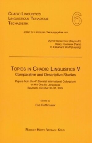 Buchcover Topics in Chadic Linguistics V  | EAN 9783896455253 | ISBN 3-89645-525-7 | ISBN 978-3-89645-525-3