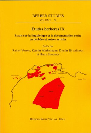 Buchcover Études berbères IX – Essais sur la linguistique et la documentation écrite en berbère et autres articles  | EAN 9783896459589 | ISBN 3-89645-958-9 | ISBN 978-3-89645-958-9