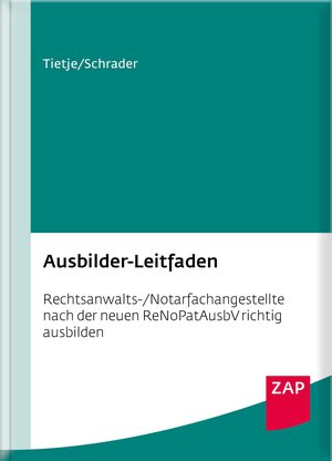 Buchcover Ausbilder-Leitfaden  | EAN 9783896558626 | ISBN 3-89655-862-5 | ISBN 978-3-89655-862-6