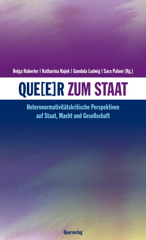 Buchcover Queer zum Staat  | EAN 9783896562050 | ISBN 3-89656-205-3 | ISBN 978-3-89656-205-0