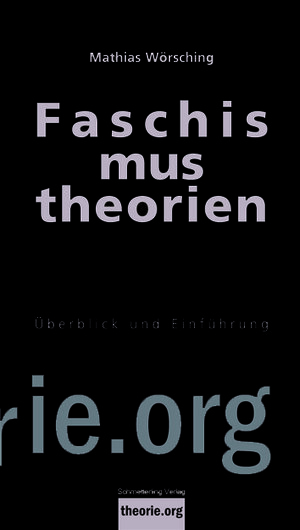 Buchcover Faschismustheorien | Mathias Wörsching | EAN 9783896576736 | ISBN 3-89657-673-9 | ISBN 978-3-89657-673-6
