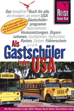 Buchcover Als Gastschüler in den USA | Max Rauner | EAN 9783896622280 | ISBN 3-89662-228-5 | ISBN 978-3-89662-228-0