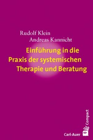 Buchcover Einführung in die Praxis der systemischen Therapie und Beratung | Rudolf Klein | EAN 9783896705716 | ISBN 3-89670-571-7 | ISBN 978-3-89670-571-6