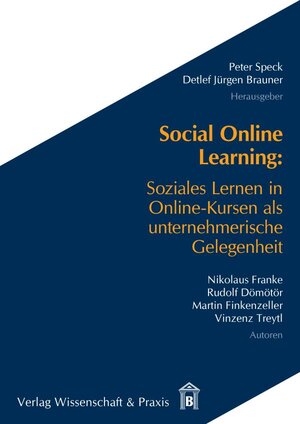 Buchcover Social Online Learning. | Nikolaus Franke | EAN 9783896737526 | ISBN 3-89673-752-X | ISBN 978-3-89673-752-6