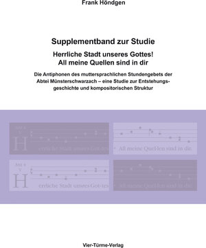 Buchcover Supplementband zur Studie Herrliche Stadt unseres Gottes! All meine Quellen sind in dir | Frank Höndgen | EAN 9783896808660 | ISBN 3-89680-866-4 | ISBN 978-3-89680-866-0