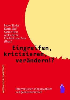 Buchcover Eingreifen, Kritisieren, Verändern!?  | EAN 9783896919137 | ISBN 3-89691-913-X | ISBN 978-3-89691-913-7