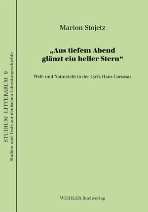 Buchcover "Aus tiefem Abend glänzt ein heller Stern" | Marion Stojetz | EAN 9783896934123 | ISBN 3-89693-412-0 | ISBN 978-3-89693-412-3