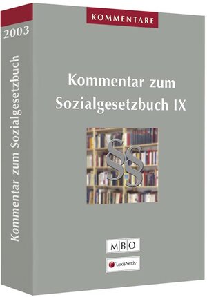 Buchcover Kommentar zum Sozialgesetzbuch IX  | EAN 9783896991843 | ISBN 3-89699-184-1 | ISBN 978-3-89699-184-3