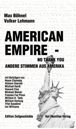 Buchcover American Empire - No Thank You! Stimmen aus dem anderen Amerika | Max Böhnel | EAN 9783897068858 | ISBN 3-89706-885-0 | ISBN 978-3-89706-885-8