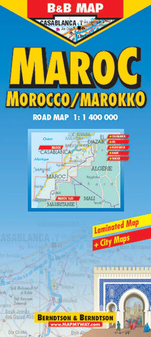 Borch / Berndtson Map : Marokko (Road Maps)