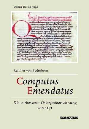 Buchcover Reinher von Paderborn - Computus Emendatus  | EAN 9783897104938 | ISBN 3-89710-493-8 | ISBN 978-3-89710-493-8
