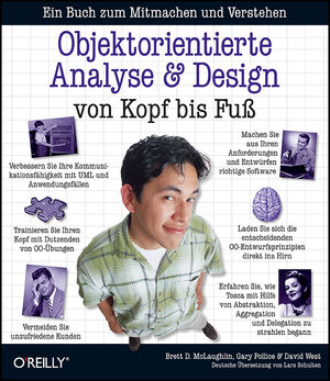 Buchcover Objektorientierte Analyse und Design von Kopf bis Fuß | Brett McLaughlin | EAN 9783897214958 | ISBN 3-89721-495-4 | ISBN 978-3-89721-495-8