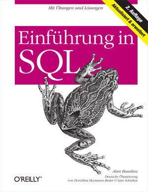 Buchcover Einführung in SQL | Alan Beaulieu | EAN 9783897219380 | ISBN 3-89721-938-7 | ISBN 978-3-89721-938-0