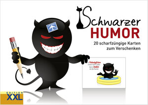 Buchcover Schwarzer Humor – Geschenkkartenbuch | EAN 9783897368545 | ISBN 3-89736-854-4 | ISBN 978-3-89736-854-5