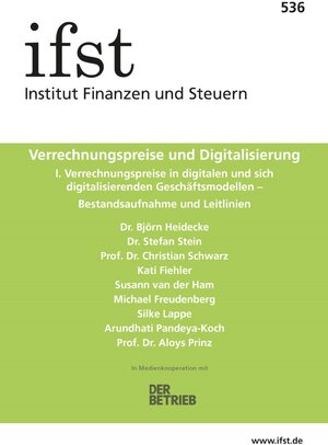 Buchcover ifst-Schrift 536 | Björn Heidecke | EAN 9783897371989 | ISBN 3-89737-198-7 | ISBN 978-3-89737-198-9