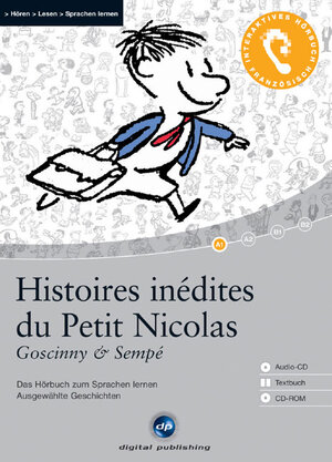 Buchcover Histoires inédites du Petit Nicolas - Interaktives Hörbuch Französisch | René Goscinny | EAN 9783897475533 | ISBN 3-89747-553-7 | ISBN 978-3-89747-553-3