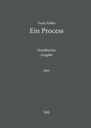 Buchcover Franz Kafka. Ein Process.  | EAN 9783897546301 | ISBN 3-89754-630-2 | ISBN 978-3-89754-630-1