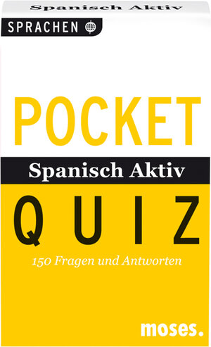 POCKET-QUIZ: SPANISCH aktiv: Spanisch aktiv. 150 Fragen und Antworten auf Karten