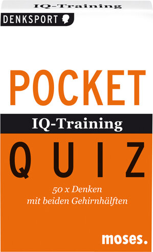 Buchcover Pocket Quiz IQ-Training | Martin Simon | EAN 9783897771406 | ISBN 3-89777-140-3 | ISBN 978-3-89777-140-6