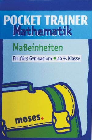 Buchcover Pocket Trainer Mathematik - Masseinheiten | Dirk Konnertz | EAN 9783897771468 | ISBN 3-89777-146-2 | ISBN 978-3-89777-146-8