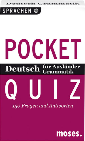 Moses 2698 Pocket Quiz Deutsch Grammatik