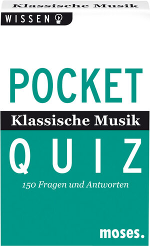 Buchcover Pocket Quiz Klassische Musik | Raimund Kommer | EAN 9783897772892 | ISBN 3-89777-289-2 | ISBN 978-3-89777-289-2