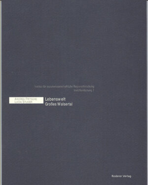 Buchcover Lebenswelt Großes Walsertal | Andrea Fritsche | EAN 9783897837003 | ISBN 3-89783-700-5 | ISBN 978-3-89783-700-3