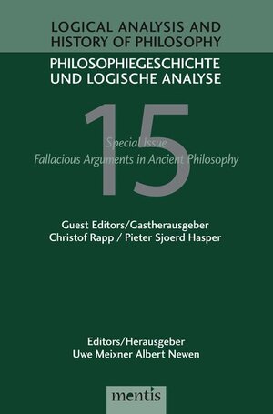 Buchcover Fallacious Arguments in Ancient Philosophy  | EAN 9783897858589 | ISBN 3-89785-858-4 | ISBN 978-3-89785-858-9