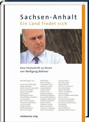 Buchcover Sachsen-Anhalt Ein Land findet sich | Hans-Gert Pöttering | EAN 9783898127950 | ISBN 3-89812-795-8 | ISBN 978-3-89812-795-0