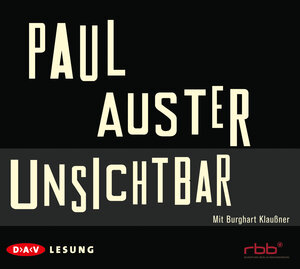 Buchcover Unsichtbar | Paul Auster | EAN 9783898139663 | ISBN 3-89813-966-2 | ISBN 978-3-89813-966-3