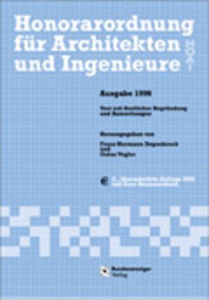 HOAI. Honorarordnung für Architekten und Ingenieure 1996