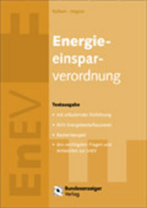 Energieeinsparungsverordnung - EnEV