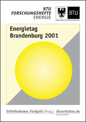 Buchcover Energietag Brandenburg 2001  | EAN 9783898253215 | ISBN 3-89825-321-X | ISBN 978-3-89825-321-5