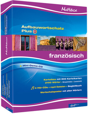 Buchcover Multibox Aufbauwortschatz Plus, Französisch | EAN 9783898316910 | ISBN 3-89831-691-2 | ISBN 978-3-89831-691-0