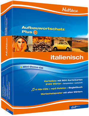 Buchcover Multibox Aufbauwortschatz Plus, Italienisch | EAN 9783898316934 | ISBN 3-89831-693-9 | ISBN 978-3-89831-693-4