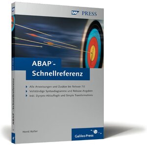 Buchcover ABAP-Schnellreferenz | Horst Keller | EAN 9783898426800 | ISBN 3-89842-680-7 | ISBN 978-3-89842-680-0
