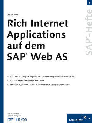 Rich Internet Applications auf dem SAP Web AS: SAP-Heft 5 (SAP-Hefte)