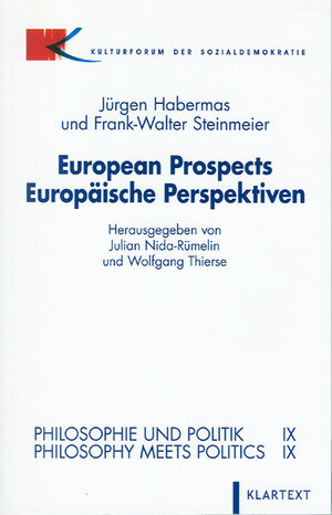 Buchcover European Prospects /Europäische Perspektiven | Jürgen Habermas | EAN 9783898619646 | ISBN 3-89861-964-8 | ISBN 978-3-89861-964-6