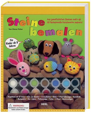 Buchcover Steine bemalen  | EAN 9783898804684 | ISBN 3-89880-468-2 | ISBN 978-3-89880-468-4