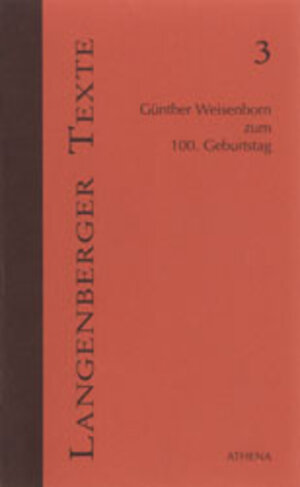 Buchcover Langenberger Texte. Lyrik, Prosa  | EAN 9783898961318 | ISBN 3-89896-131-1 | ISBN 978-3-89896-131-8
