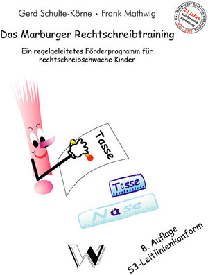 Buchcover Das Marburger Rechtschreibtraining | Gerd Schulte-Körne | EAN 9783899112955 | ISBN 3-89911-295-4 | ISBN 978-3-89911-295-5