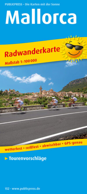 Radwanderkarte Mallorca: Mit Tourenvorschlägen, wetterfest, reissfest, abwischbar, GPS-genau. 1:100000