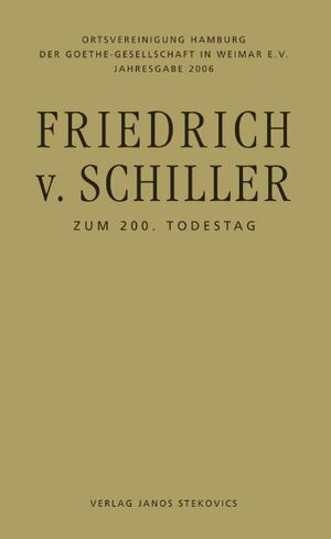 Buchcover Friedrich von Schiller - Zum 200. Todestag | Helmut Koopmann | EAN 9783899231298 | ISBN 3-89923-129-5 | ISBN 978-3-89923-129-8