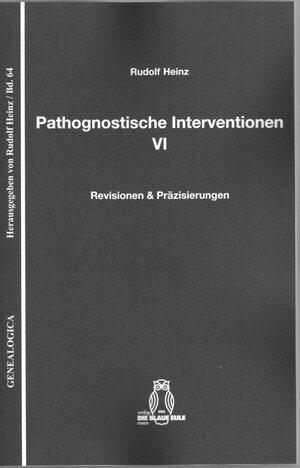Buchcover Pathognostische Interventionen VI | Rudolf Heinz | EAN 9783899244762 | ISBN 3-89924-476-1 | ISBN 978-3-89924-476-2