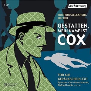 Buchcover Gestatten, mein Name ist Cox | Rolf Becker | EAN 9783899405132 | ISBN 3-89940-513-7 | ISBN 978-3-89940-513-2